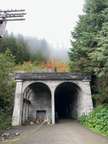 The west entrance to the tunnel